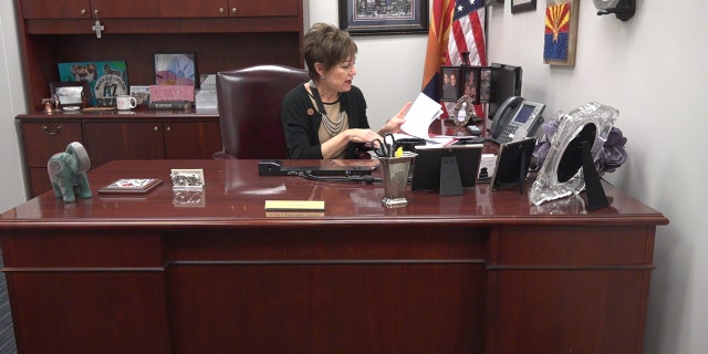 Arizona state Rep. Nancy Barto (R) proposed House Bill 2706 which would ban transgender athletes from competing on a female sports team. (Stephanie Bennett / Fox News).