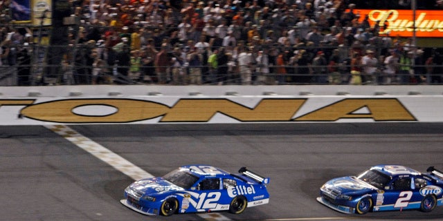 Ryan Newman held off teammate Kurt Busch to win the 2008 race.