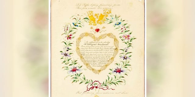 One Of The World S Oldest Valentine S Day Cards From 1818 Rediscovered