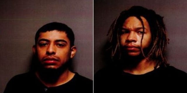 Mugshots for Andres Gutierrez, 23, and Brandon Shaw, 24.