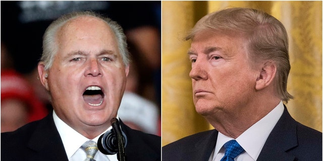 President Trump tweeted wishes for a speedy recovery to conservative talk show host Rush Limbaugh on Monday, Feb. 3, 2020 after Limbaugh announced he has been diagnosed with 'advanced lung cancer.'