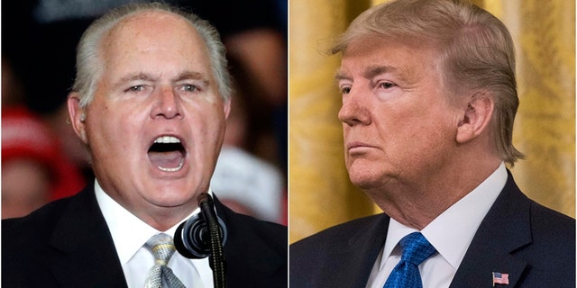 President Trump tweeted wishes for a speedy recovery to conservative talk show host Rush Limbaugh on Monday, Feb. 3, 2020 after Limbaugh announced he has been diagnosed with 'advanced lung cancer.'