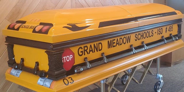 Gen Davis died Feb. 15, 2020 at the age of 88 after driving a school bus for his community for 55 years. He got the casket of his dreams.
