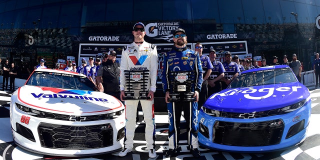 Alex Bowman and Ricky Stenhouse Jr. secured their spots on the front row for the Daytona 500.