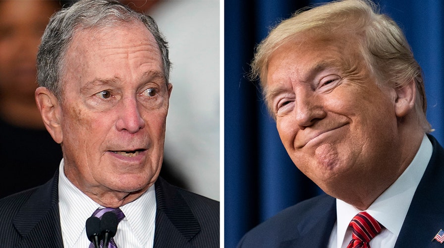 Trump riffs on Bloomberg: 'Mini Mike' is 'getting pounded tonight' at the debate