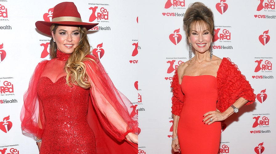 Celebrities 'Go Red' to raise heart health awareness