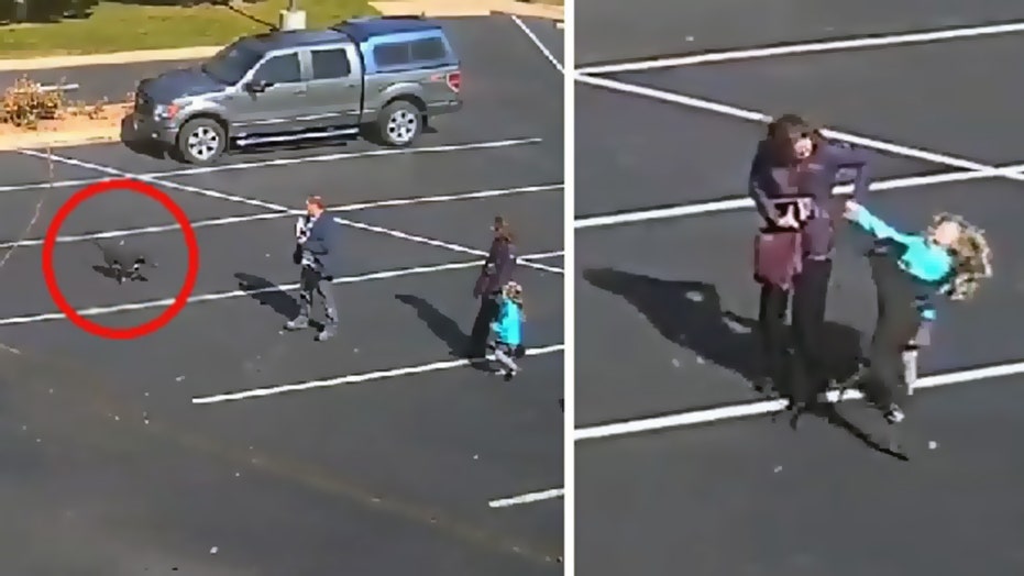 Terrifying Moment Dangerous Dog Attacks 5-year-old Girl Outside Church ...