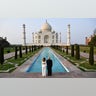 President Trump and first lady Melania Trump visit the Taj Mahal in Agra, India.?