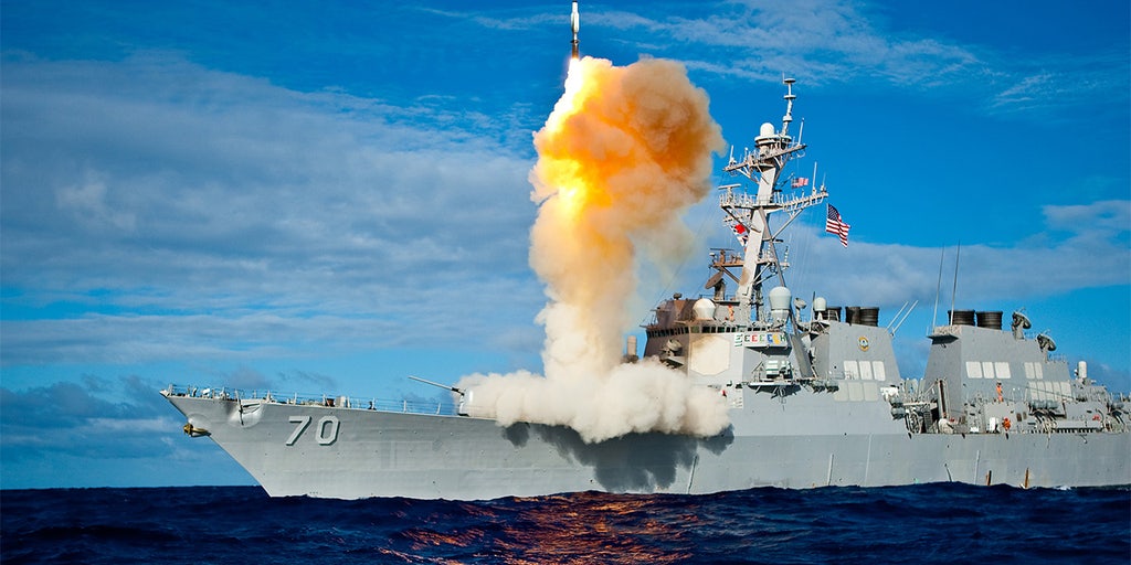 Navy ships seek to stop missile, drone and surface attacks -- all at once | Fox News