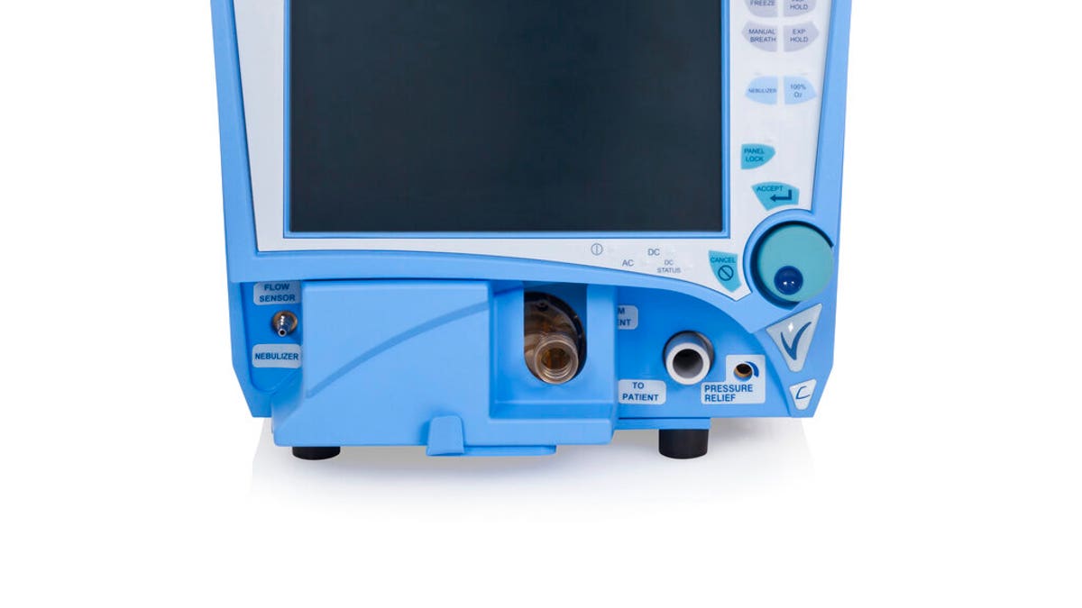 This undated photo provided by Vyaire Medical, Inc. shows a VELA ventilator. 