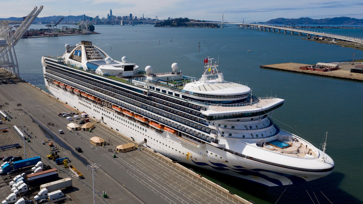 The Grand Princess, which had maintained a holding pattern off the coast for days, was carrying multiple people who tested positive for COVID-19, a disease caused by the new coronavirus.