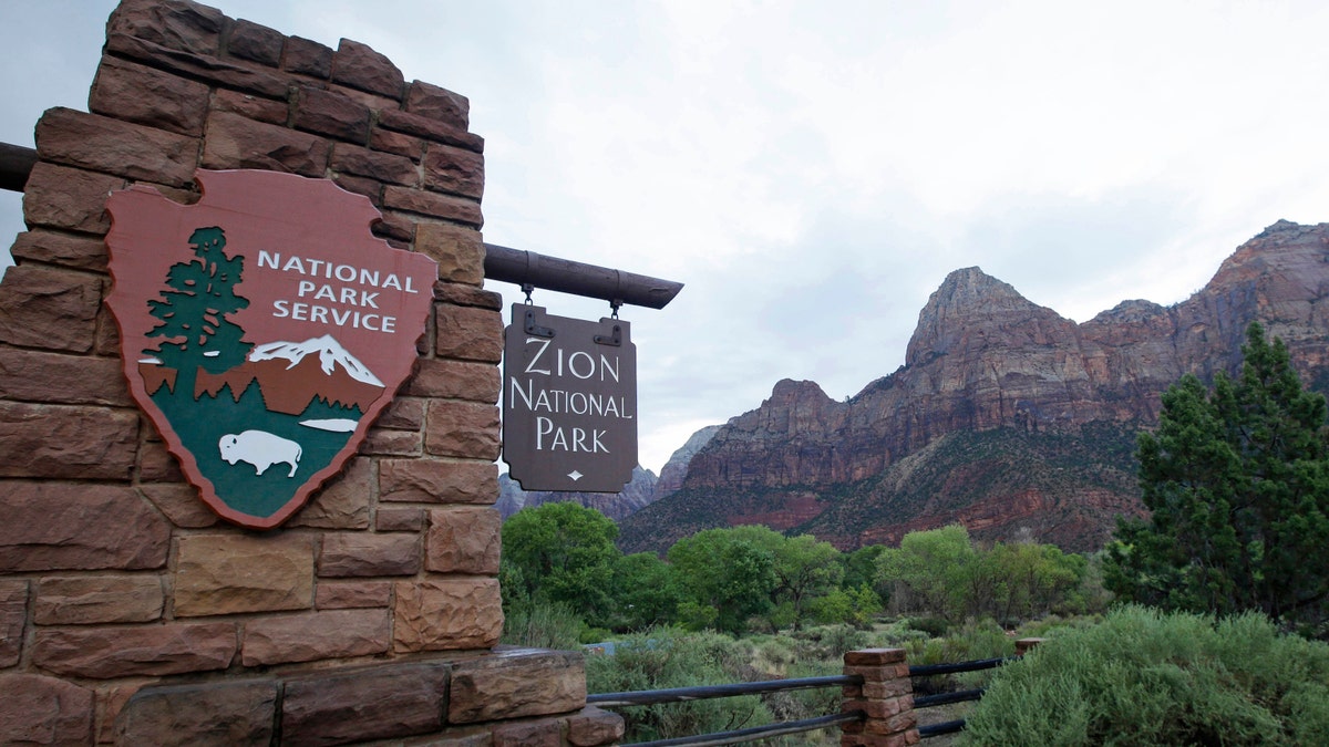This file photo shows Zion National Park near Springdale, Utah. (AP Photo/Rick Bowmer, File)