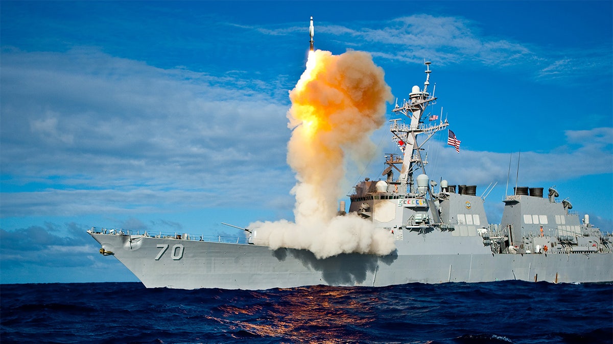 During exercise Stellar Avenger, the Aegis-class destroyer USS Hopper (DDG 70) launches a standard missile (SM) 3 Blk IA, successfully intercepting a sub-scale short-range ballistic missile, launched from the Kauai Test Facility, Pacific Missile Range Facility (PMRF), Barking Sands, Kauai. (July 30, 2009) File photo.