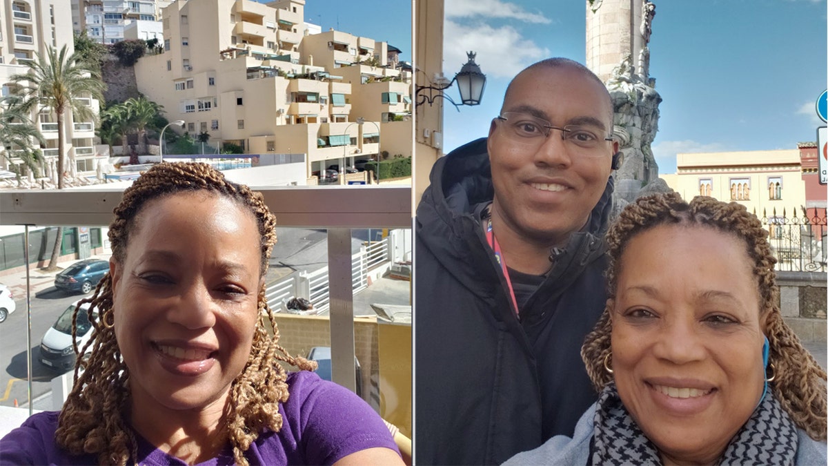 Sharon Wells, 62, and her husband Craig Carpenter, 55, of Pooler, Georgia, are quarantined in the Sol Melia in Torremolinos, Spain amid the coronavirus outbreak.
