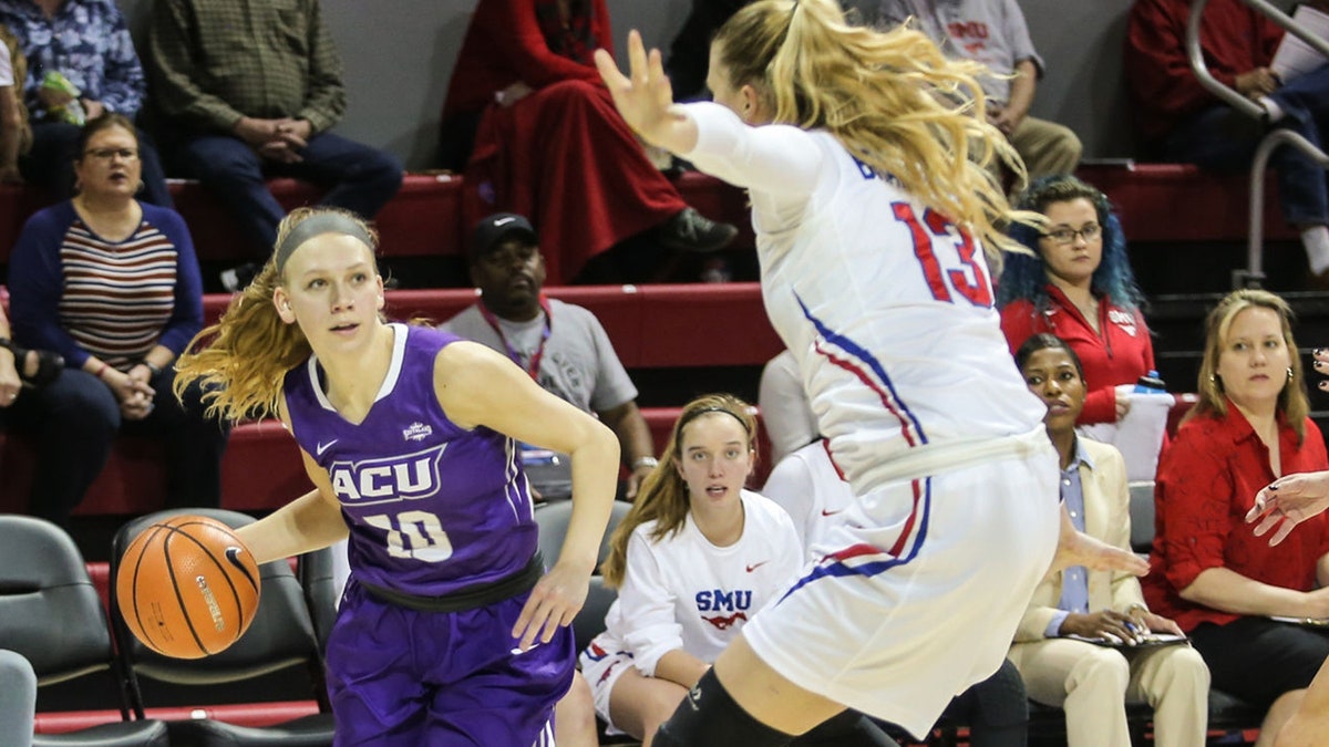 Breanna Wright led Abilene Christian to a Southland title in 2019. (Photo by George Walker/Icon Sportswire via Getty Images)