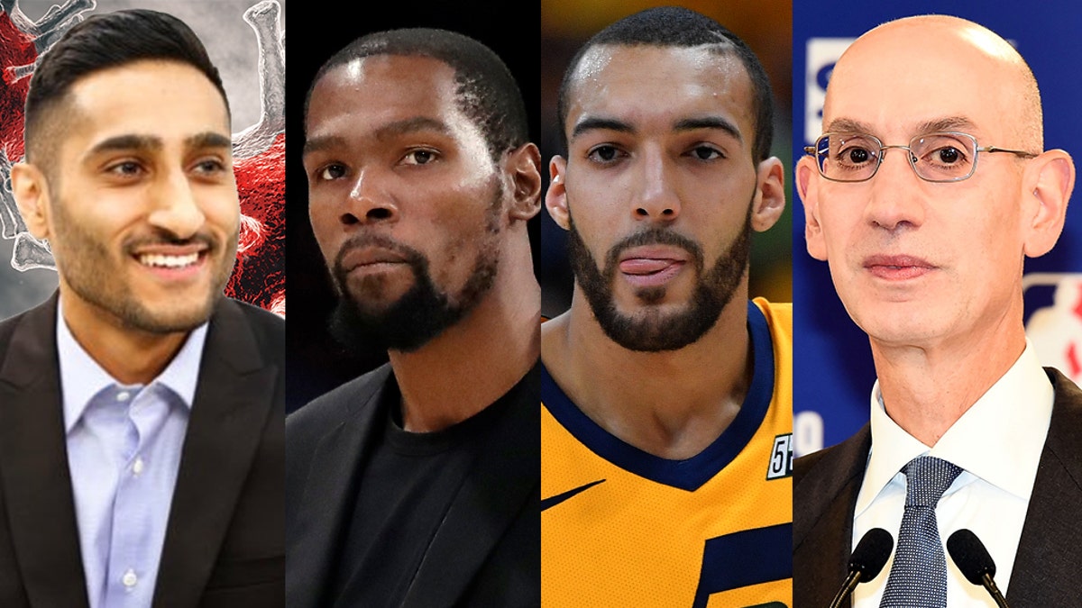 Shams Charania, who reported Kevin Durant and Rudy Gobert coronavirus news, feels NBA commissioner Adam Silver has shown tremendous leadership amid the pandemic.