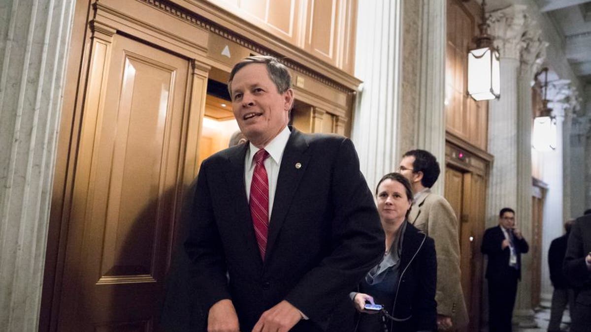 Montana GOP Sen. Steve Daines, at the Capitol.