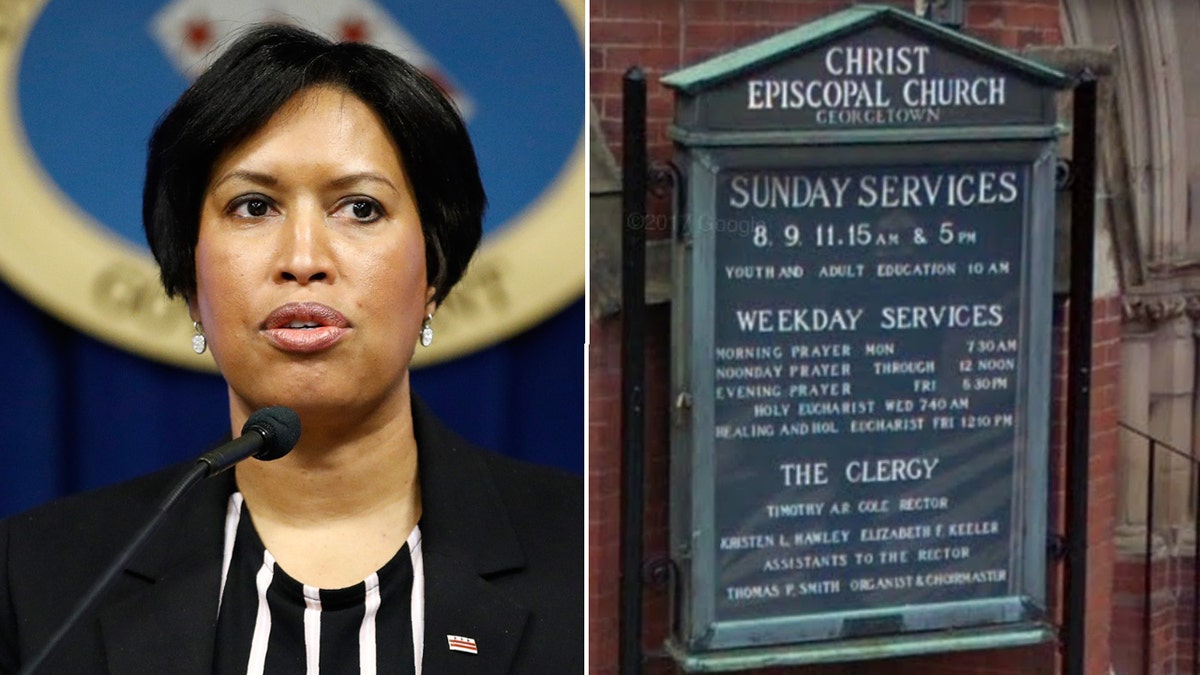 District of Columbia Mayor Muriel Bowser speaks at a news conference in Washington on Saturday, March 7, 2020, to announce the first presumptive positive case of coronavirus at Christ Church in Georgetown. (AP Photo/Patrick Semansky)
