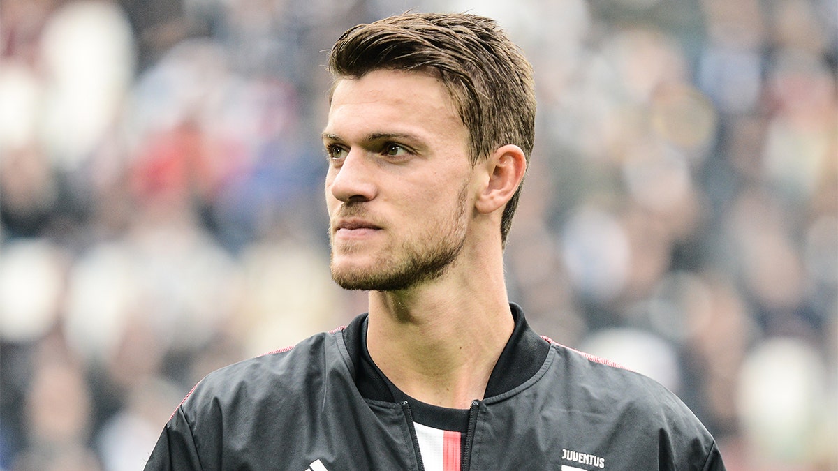 Italian soccer club Juventus announced that defender Daniele Rugani has tested positive for coronavirus. (Alberto Gandolfo/Pacific Press/LightRocket via Getty Images, File)