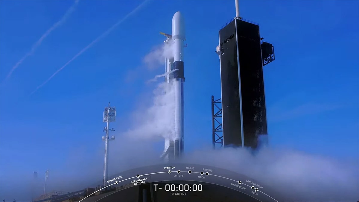 The launch was aborted Sunday following a problem with the Falcon 9 rocket's engine.
