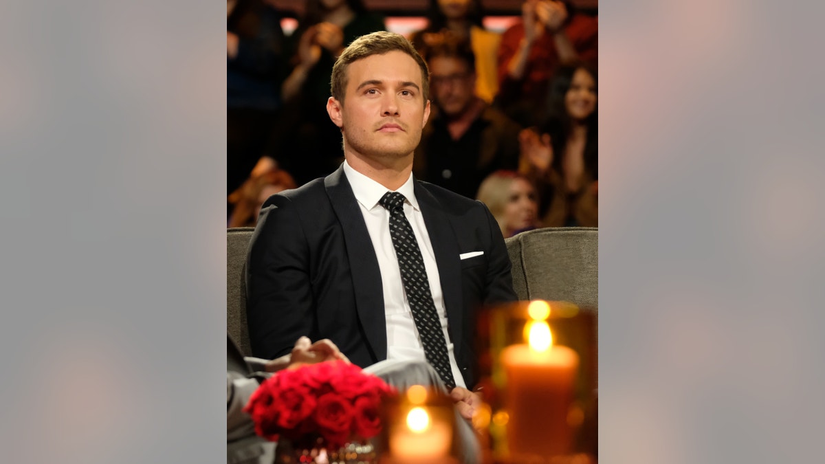 "The Bachelor: Season Finale Part 2" - Peter, Hannah Ann and Madison appeared live with Chris Harrison to talk about those tumultuous days in Australia and the rollercoaster of events that have happened since. Its all on night two of the two-night, live special, season finale event on "The Bachelor," TUESDAY, MARCH 10 (8:00-10:01 p.m. EDT), on ABC. (John Fleenor via Getty Images)