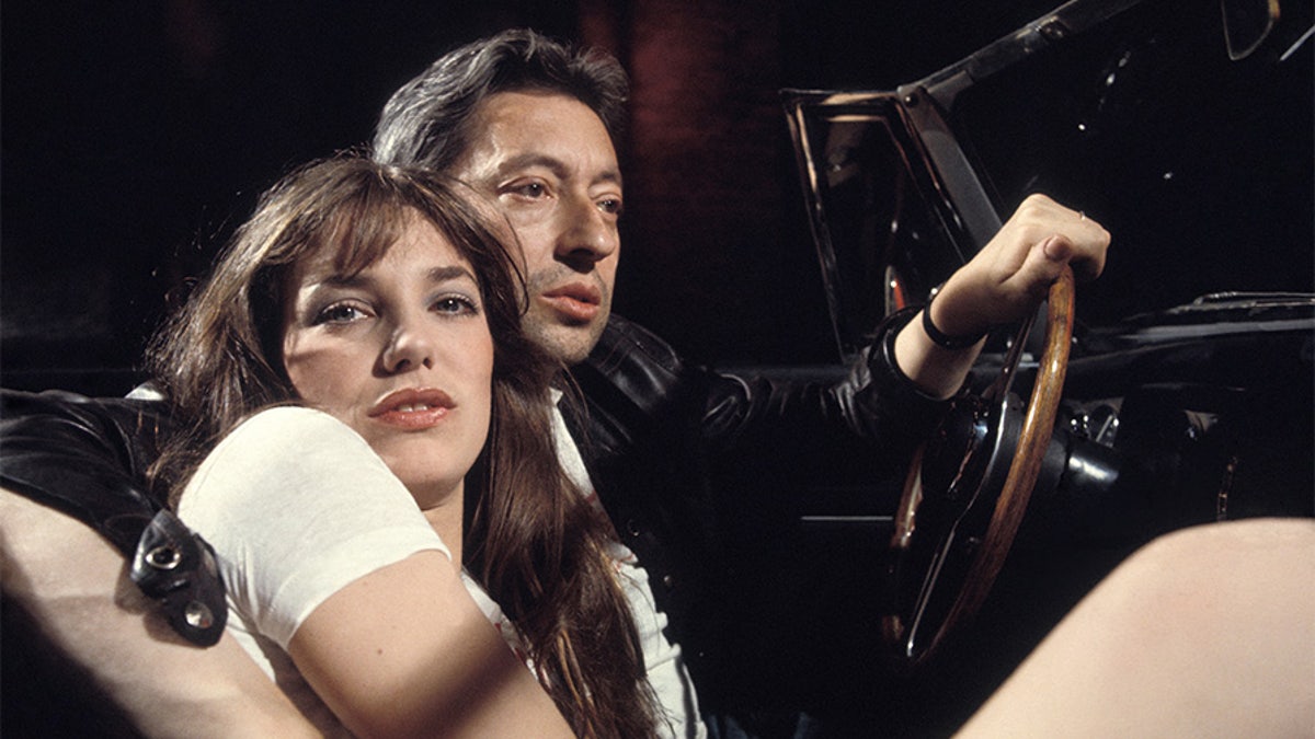 Jane Birkin and Serge Gainsbourg, circa 1974 France.