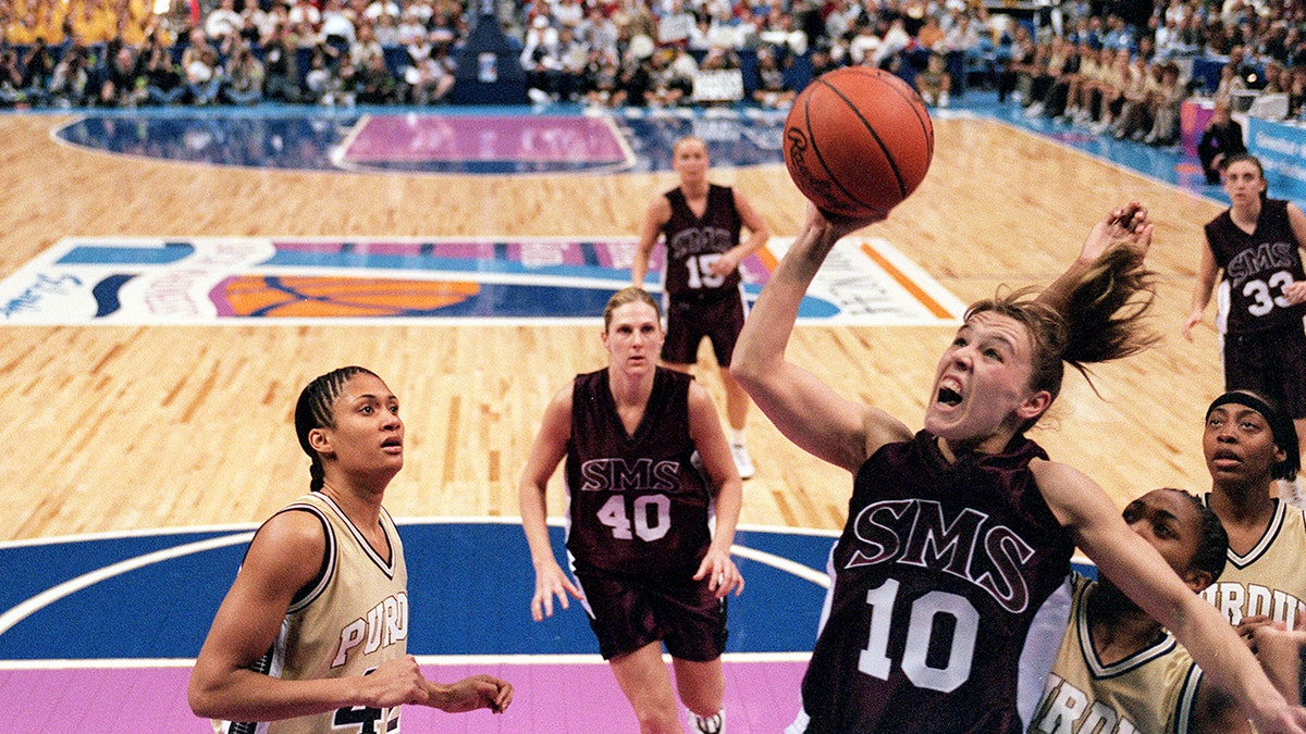 Jackie Stiles was among the best players in the nation in the early 2000s. (Jamie Schwaberow/NCAA Photos via Getty Images)