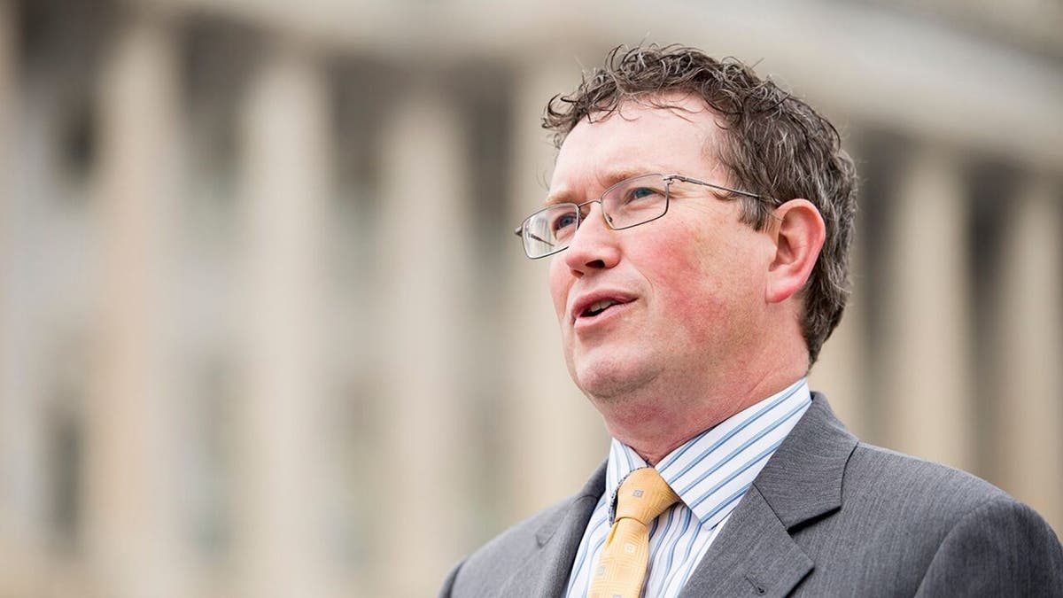 Rep. Thomas Massie, R-Ky., was the lone voice in Congress opposing the CARES Act. (Getty)