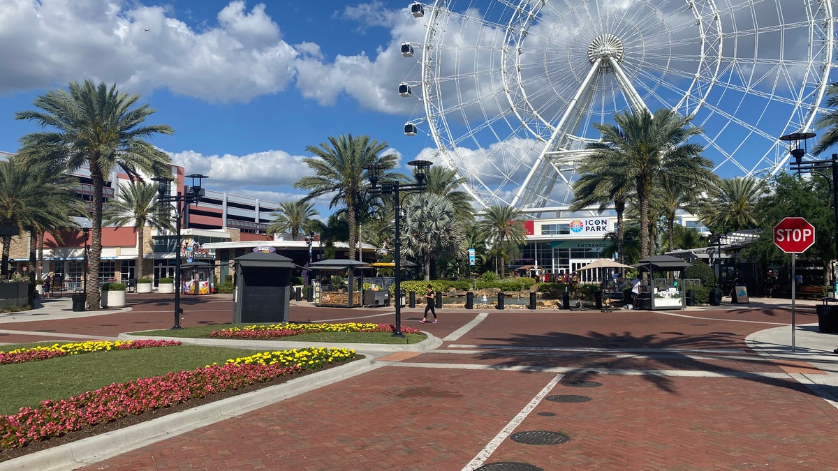 International Drive in Orlando, normally busy on a Friday afternoon, is mostly empty with Coronavirus fears mounting around the country (Robert Sherman, Fox News)