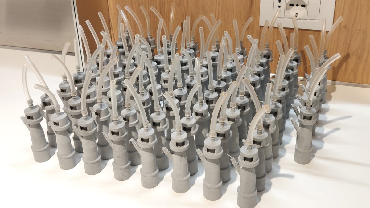 3D printed ventilator valves