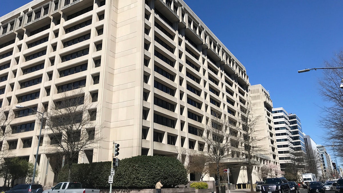 International Monetary Found Main Building in Washington D.C. 