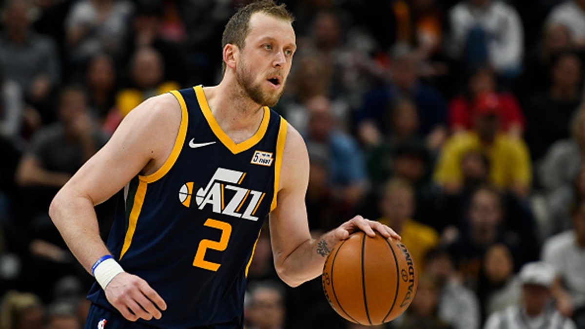 Joe Ingles is one of the top sharpshooters in the NBA. (Photo by Alex Goodlett/Getty Images)