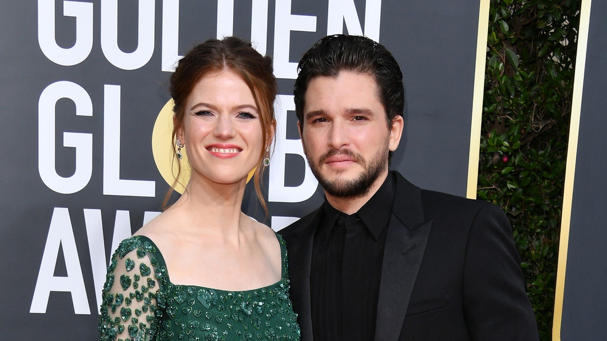 Rose Leslie and Kit Harington starred in 'Game of Thrones.' (Photo by George Pimentel/WireImage)