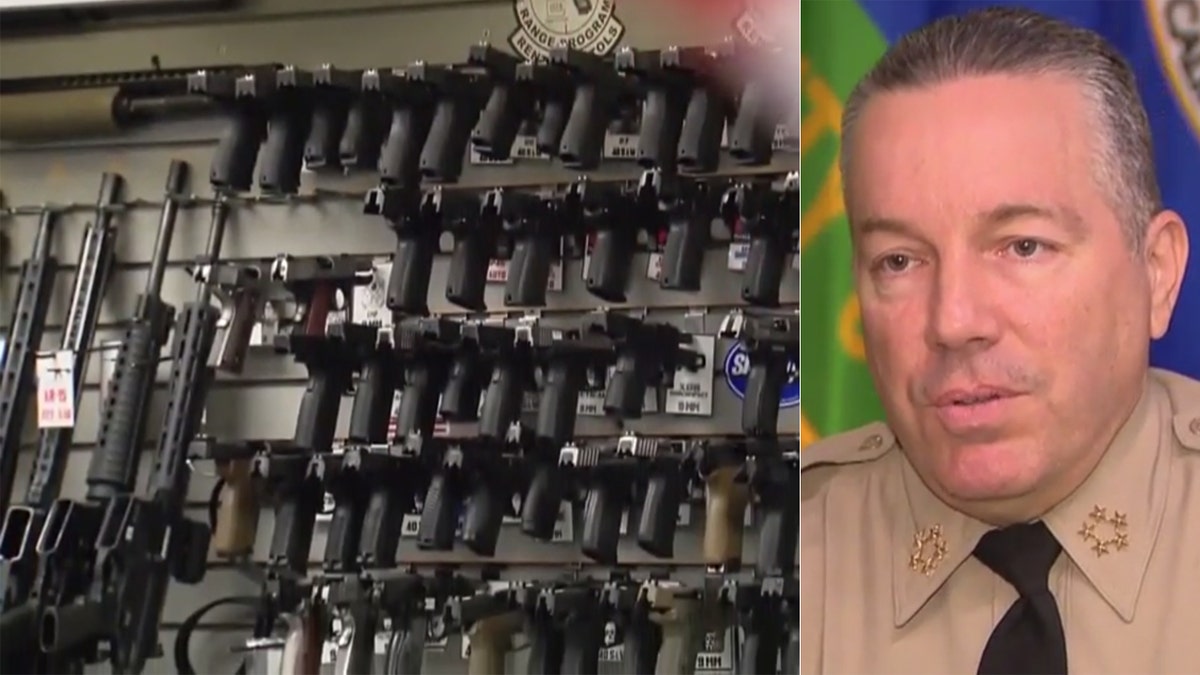 Los Angeles County Sheriff Alex Villanueva told FOX11 on Monday that gun shops in the county will be forced to close because they are not an essential business.