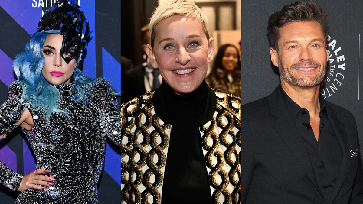 Lady Gaga, Ellen DeGeneres and Ryan Seacrest will appear in FOX's coronavirus benefit special.