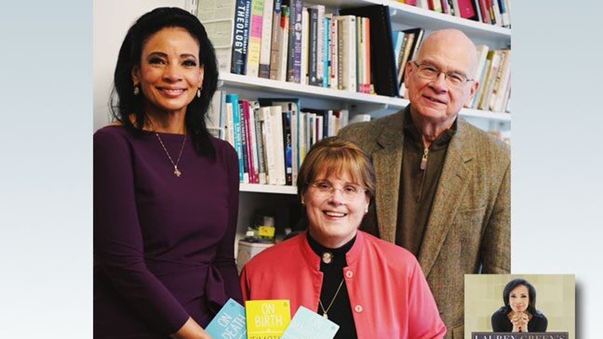 Lauren Green, Fox News chief religion correspondent, with Dr. Timothy Keller and his wife, Kathy.