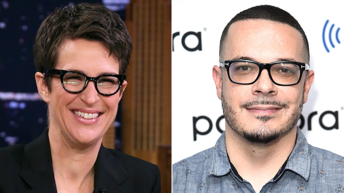 MSNBC host Rachel Maddow denied claims made by far-left activist Shaun King.