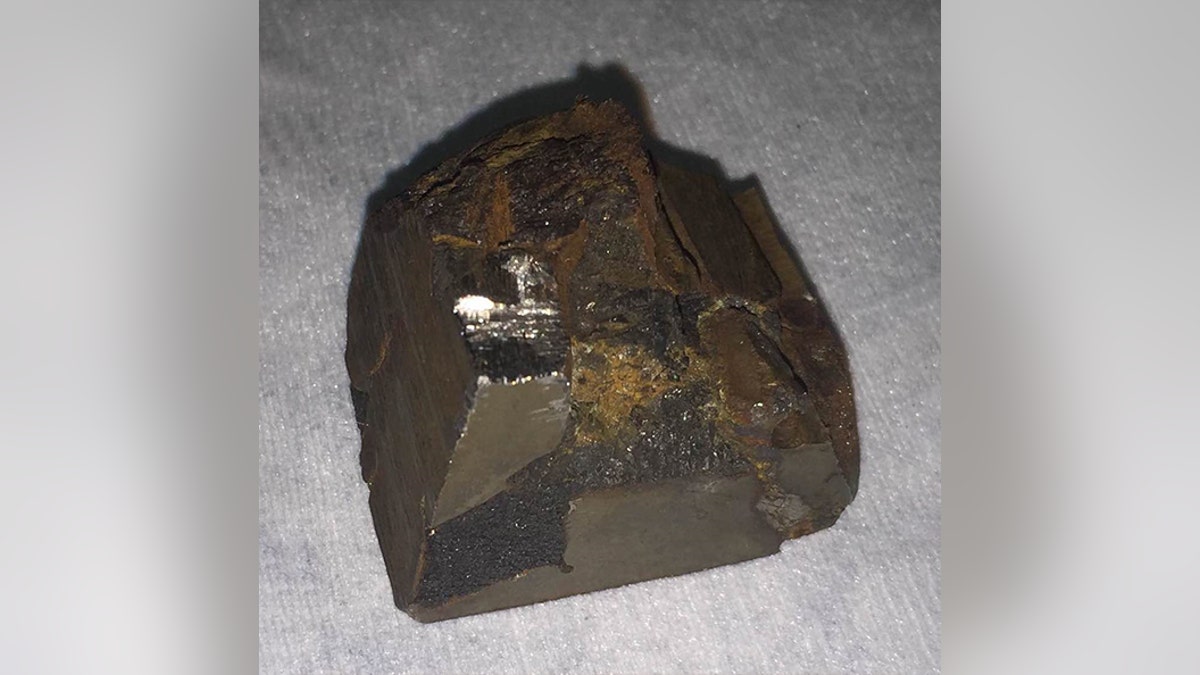 Superconductive grains were found in this piece of the Mundrabilla meteorite, which scientists say is the first identification of extraterrestrial superconductive grains.