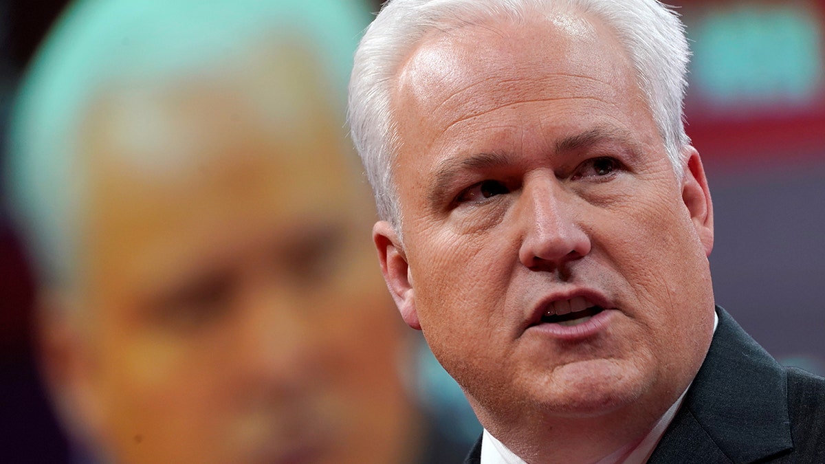 Matt Schlapp, chairman of the American Conservative Union, speaks at the Conservative Political Action Conference (CPAC) at National Harbor in Oxon Hill, Maryland, U.S., February 28, 2019. REUTERS/Kevin Lamarque - RC1556BA8460
