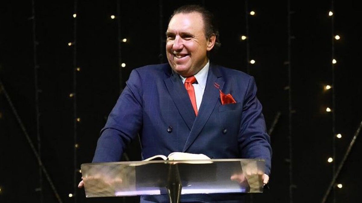 Dr. Rodney Howard-Browne preaching at The River at Tampa Bay Church.
