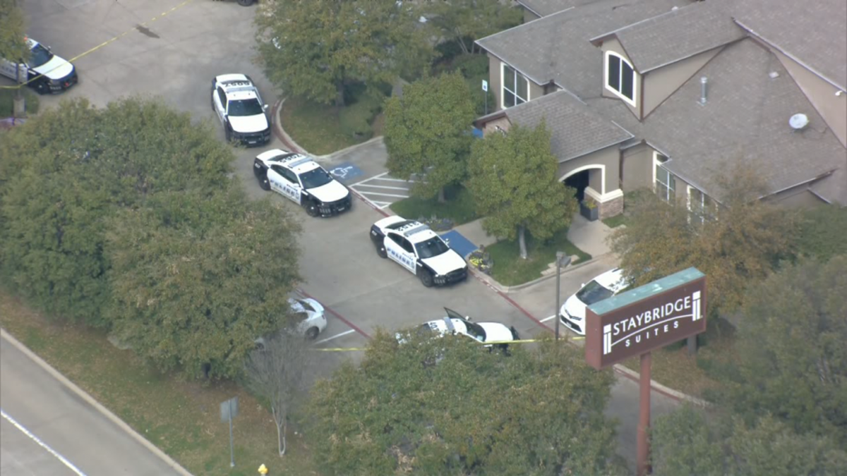 Police responded to the Staybridge Suites Dallas-Addison hotel Tuesday afternoon after staff heard a single gunshot from inside a room.