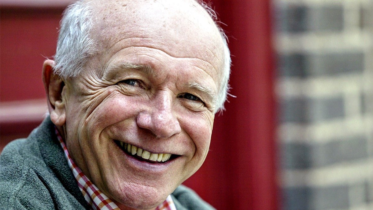 May 14, 2006: Tony Award winning playwright Terrence McNally in front of the Philadelphia Theater Company in Philadelphia. (AP Photo/H. Rumph Jr)