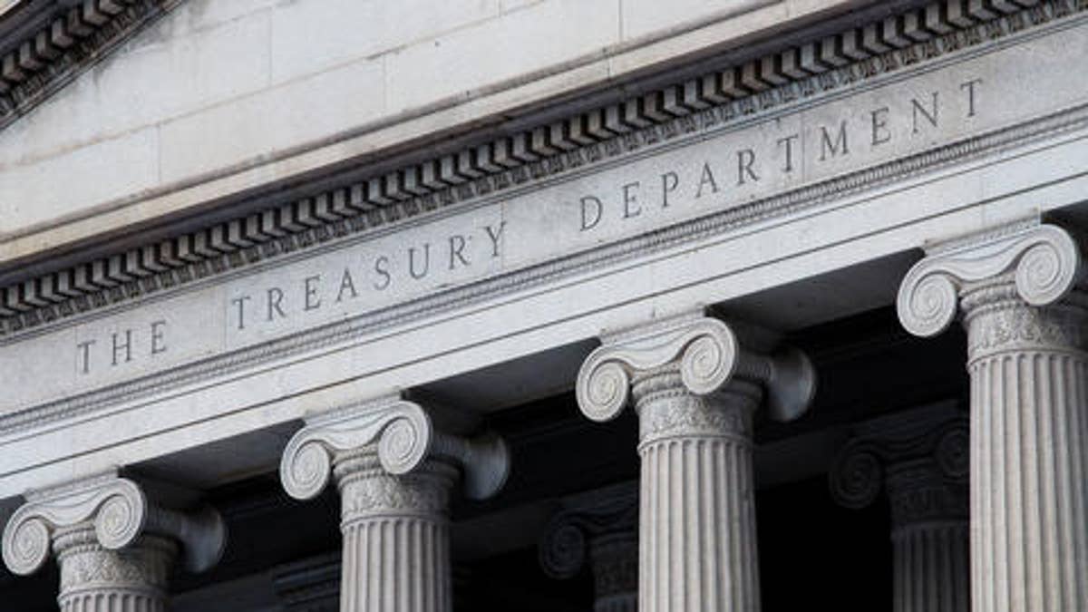The U.S. Treasury Department, located in Washington, D.C. 