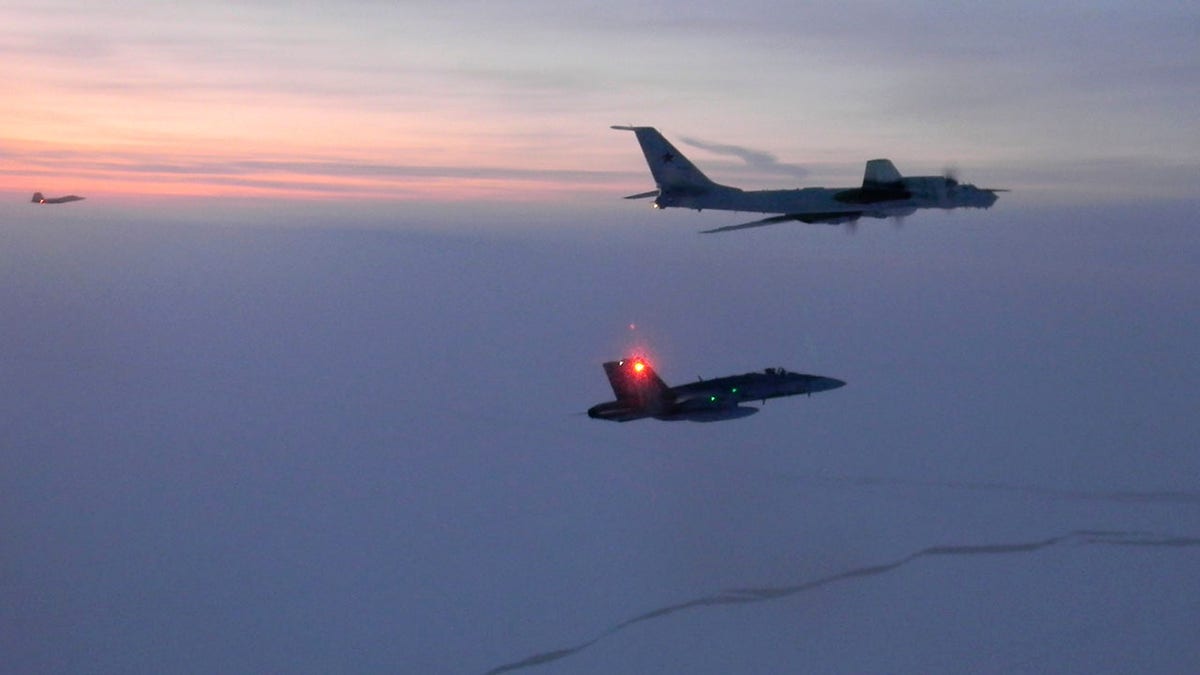 Russian aircraft intercepted near Alaska coastline