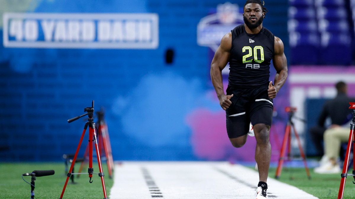 Zack Moss could star with the Bills. (Photo by Joe Robbins/Getty Images)