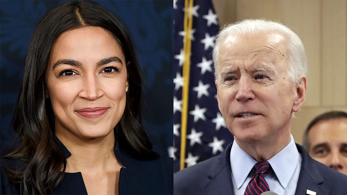 U.S. Rep. Alexandria Ocasio-Cortez did not initially support Joe Biden for president but has since endorsed her fellow Democrat.