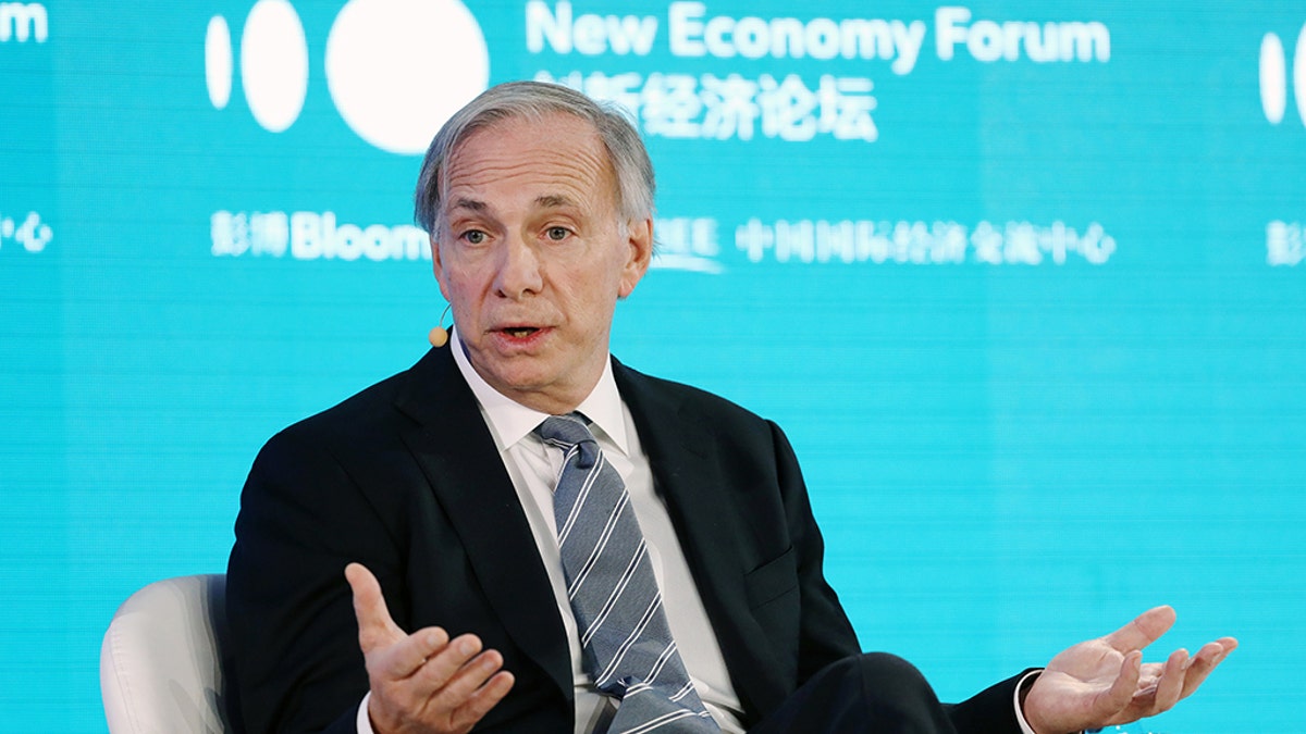 Ray Dalio, founder of Bridgewater Associates LP, speaks during a panel discussion at the Bloomberg New Economy Forum in Beijing, China, on Thursday, Nov. 21, 2019. PHOTO: Takaaki Iwabu/Bloomberg via Getty Images