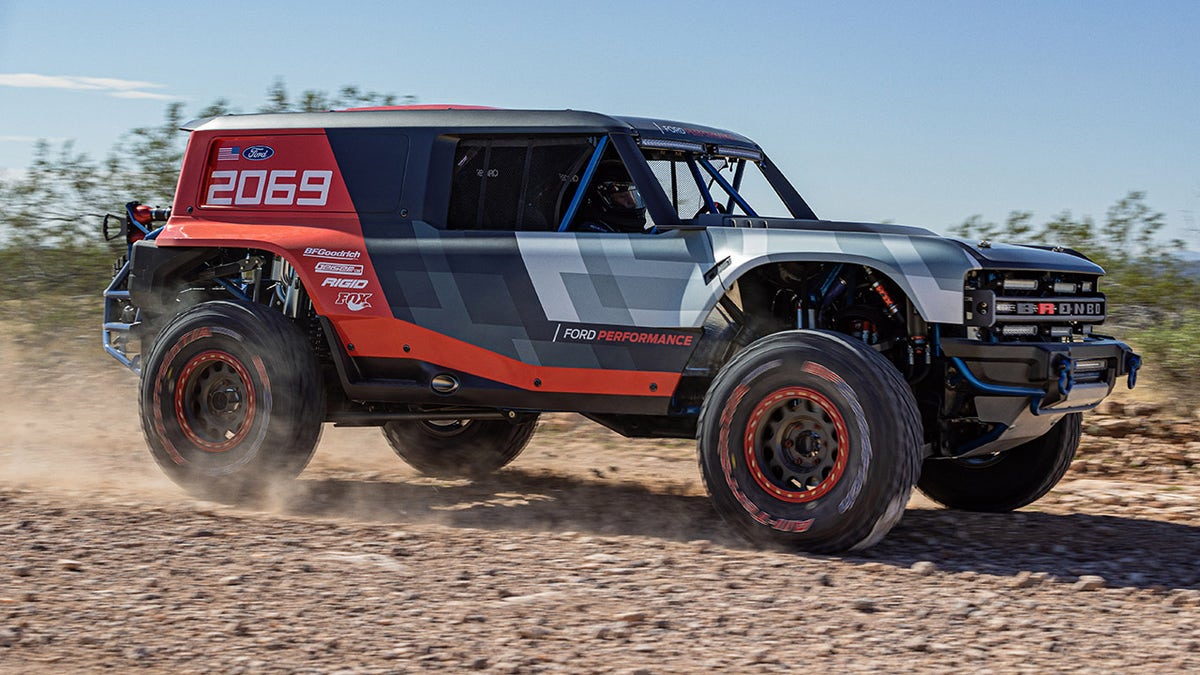 The Bronco R race truck is based on the upcoming model.