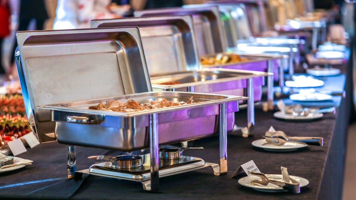 Chafing Dish with food