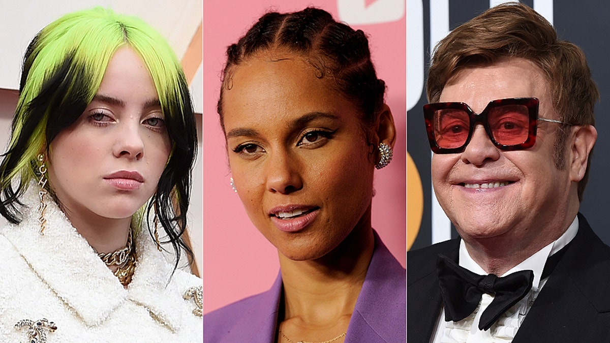 Billie Eilish, Alicia Keys, and Elton John are also part of “FOX Presents the IHeart Living Room Concert for America.”